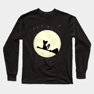 “When witches go riding and black cats are seen, the moon laughs and whispers, ’tis near Halloween.” Long Sleeve T-Shirt